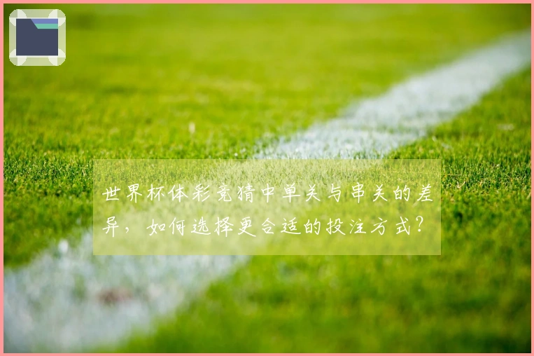 世界杯体彩竞猜中单关与串关的差异，如何选择更合适的投注方式？